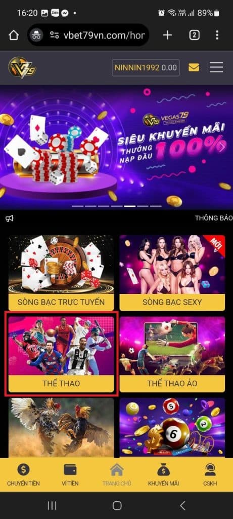 App cá cược Vegas79